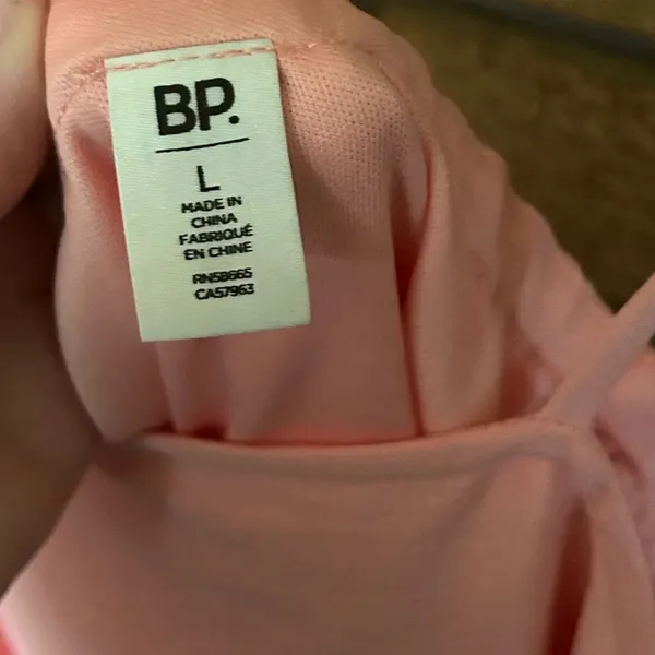 NWT BP Nordstrom’s Pink Mini Wrap Dress Size Large Party Casual Fancy Formal - Image 4