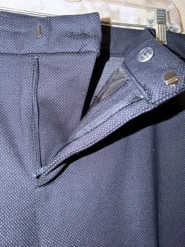 Liverpool Los Angeles Kelsey Trouser Blue Textured Ponte - Image 7