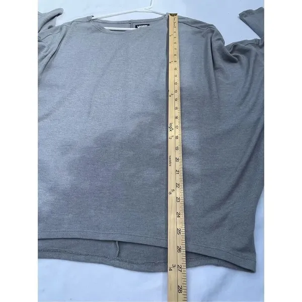 Lands End size L dolman sleeves sweater. Neutral Light grey - Image 6
