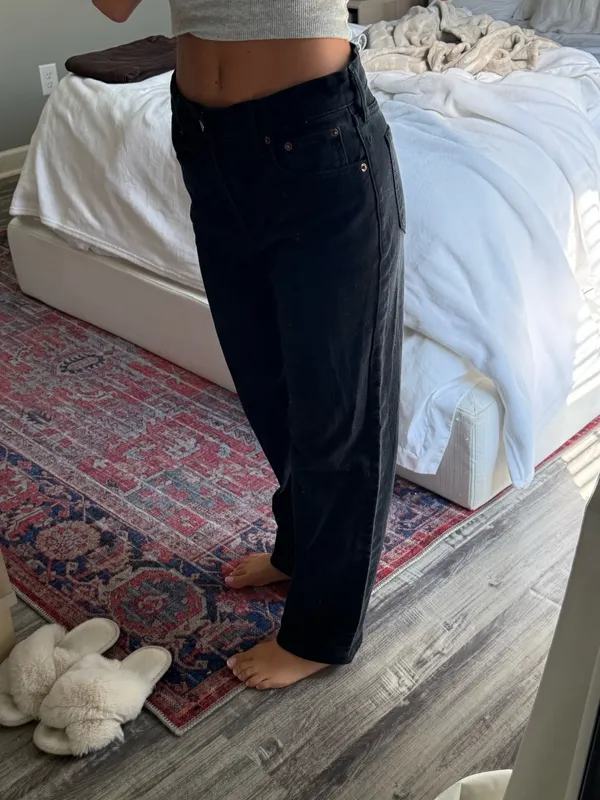 abercrombie & fitch high rise 90s relaxed jeans - Image 3