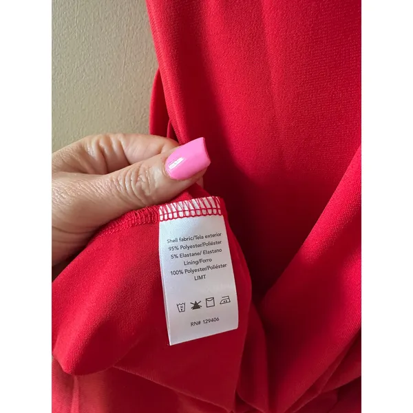 Venus Red Curtain Style Sleeveless Sexy Cocktail Dress - Image 6
