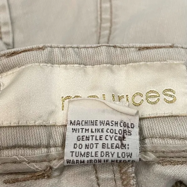 Maurices Women Size 9 10 Tan Khakis Pants Baggy Straight Casual 90s Y2K Utility - Image 9