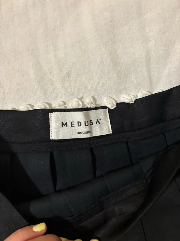 Medusa Black Mini Skirt Size M - Image 2