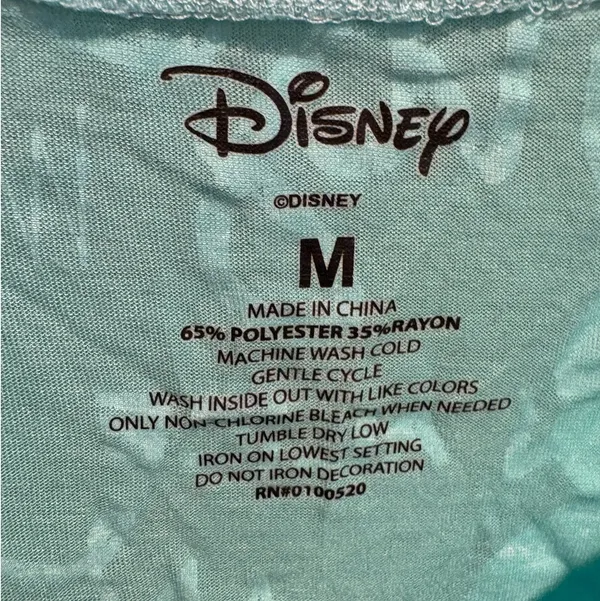 Disney Teal mint green Alice in Wonderland - Image 3