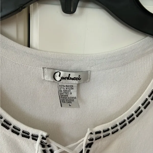 Carducci sleeveless‎ top White Size L - Image 2