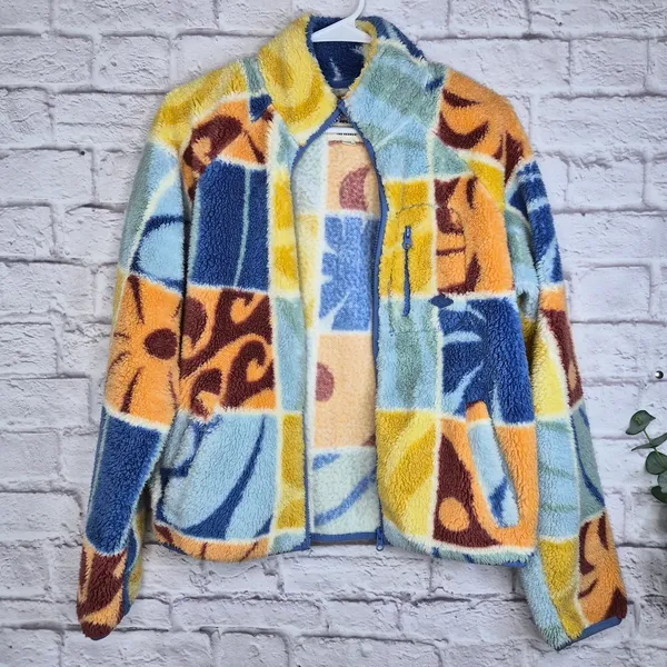 ​Rip Curl Ty Williams Artist of The Search Polar Fleece Jacket XS Abstract Surf - Image 3