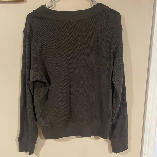 Pact thermal waffle Henley pullover xs - Image 4