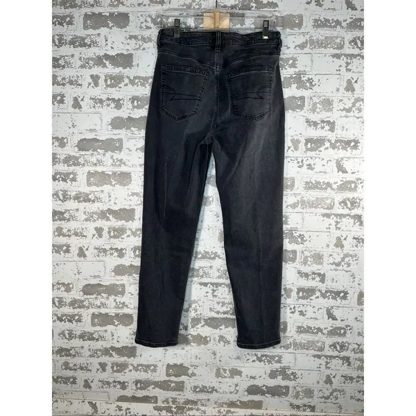 American Eagle | women black denim mom jean - Image 10