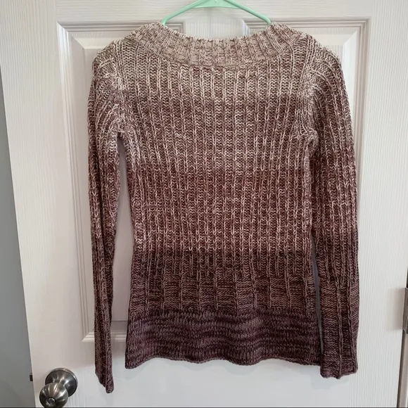 Axcess striped sweater shades‎ of brown size small - Image 3