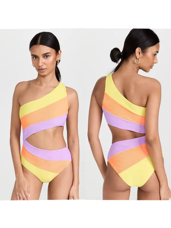 Beach Riot Joyce One Piece Ribbed Cutout Swimsuit - Image 2