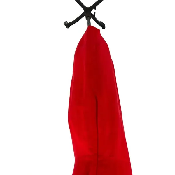 Abercrombie and Fitch Dress Sheath Tie Off the Shoulder Linen‎ Blend Red Size 4 - Image 10