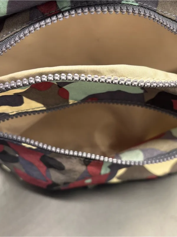 Kipling Paola Mini Backpack Camo‎ Tonal Design Compact Lightweight Blue Gray - Image 9