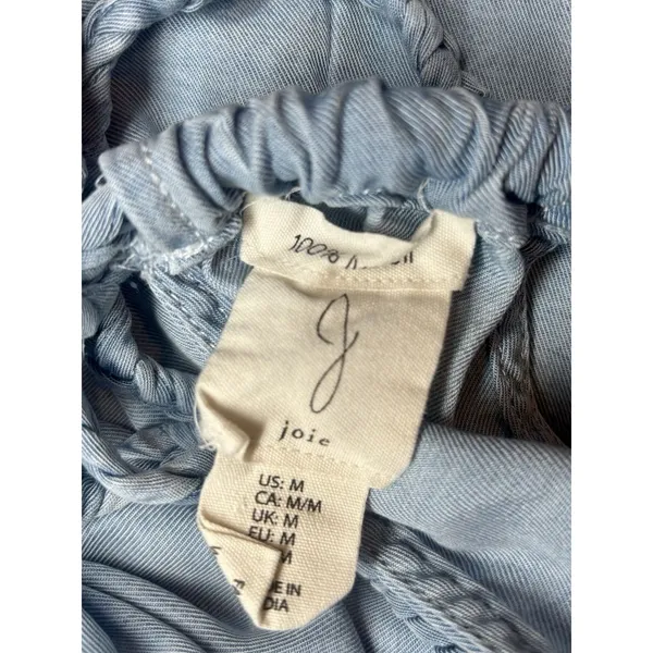 Joie Lyocell Chambray Halter Tank Minimalist Boho Top M - Image 3