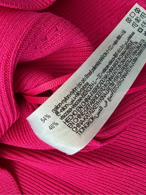 NWT Zara Baby Doll Ribbed Bodycon Sweetheart Knit Crop Tank Top size medium - Image 8