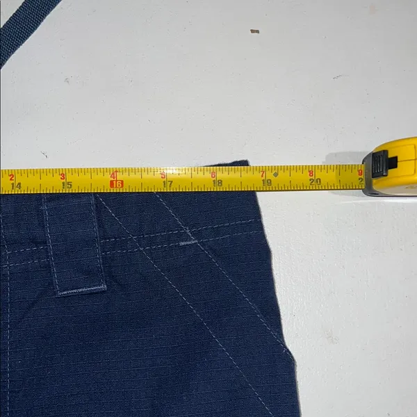 Carhartt Blue Cargo Pants Durable Scrubs with draw string XL - Image 6
