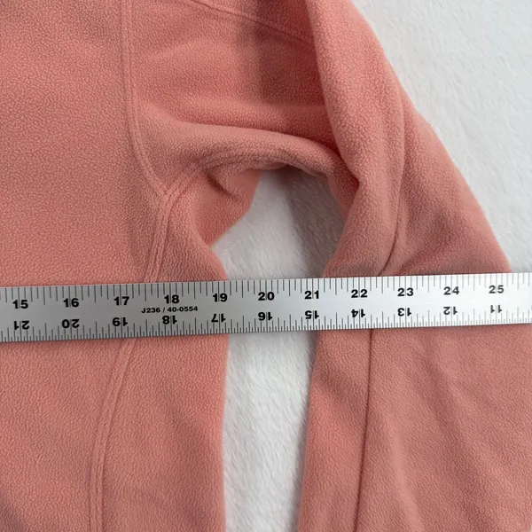 Patagonia Synchilla Womens Fleece Pullover‎ Quarter Zip Coral Pink Size M READ - Image 3