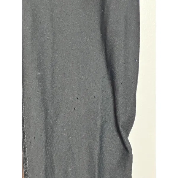 Lululemon Black‎ Zoned In Tight Leggings Perforated Ankle Size 4 - Image 5