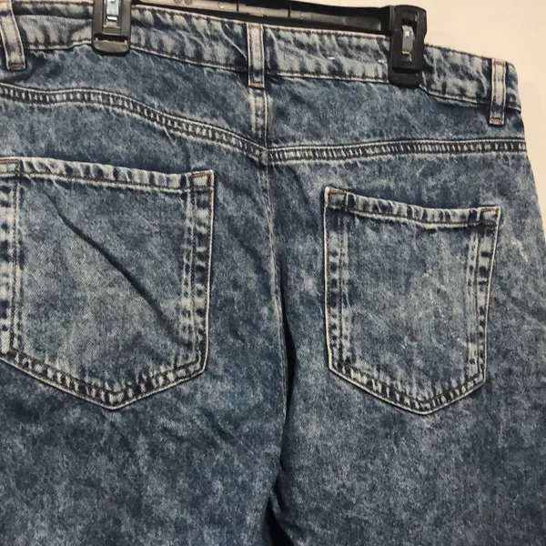 Garage Denim Acid Wash High Waisted 80s Mom Jeans - Image 6