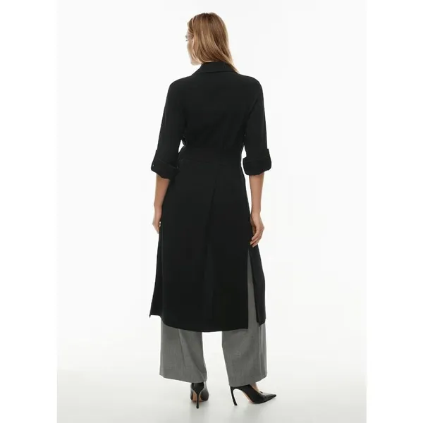 Babaton Aritzia Black Khalo Robe Trench Jacket Overpiece XXS - Image 13