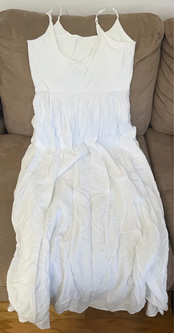 Aerie White Maxi Dress - Image 5