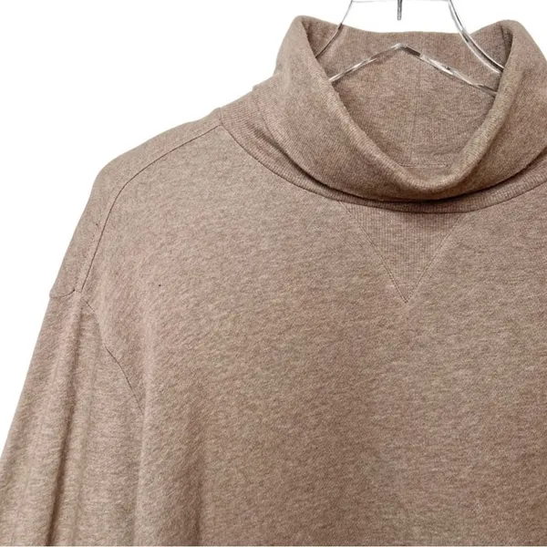 & Other Stories Taupe Turtleneck Women’s Cotton‎ Sweater Dress Sz S - Image 3
