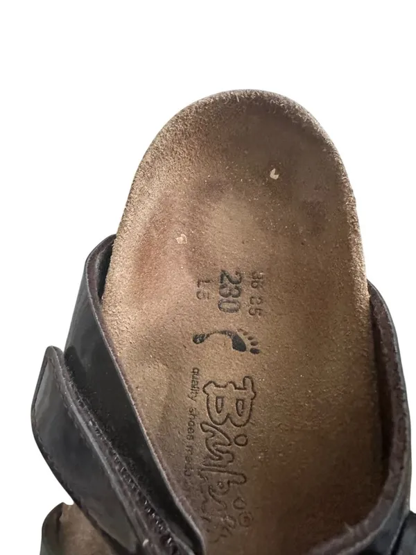 BIRKIS Brown Patent Leather Adjustable Sandals Size Women’s 5 - Image 7