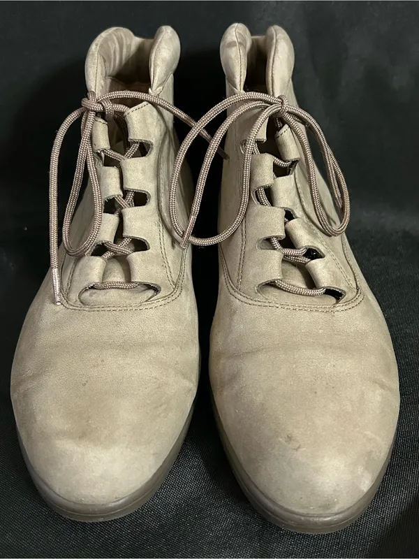 Rockport Women’s Light Grey Suede Look Lace-Up Ankle Boots SZ 7 - Image 7