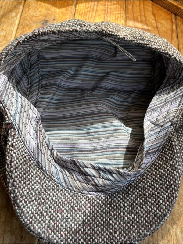Aeropostale Y2K Tweed Paperboy Hat - Image 4
