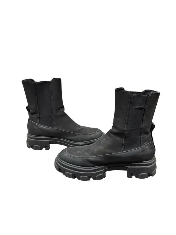 Only Black Chunky Ankle Boots Size 39 - Image 4