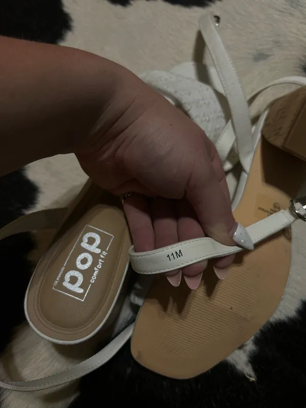 Pop Comfort Jelly Fit Cork Wedge Heels - Image 4