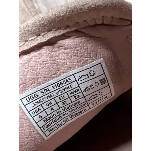 UGG Alameda Slip On Leather Sneaker 6 Pastel Soft Girl Casual Pink‎ Shoe - Image 10