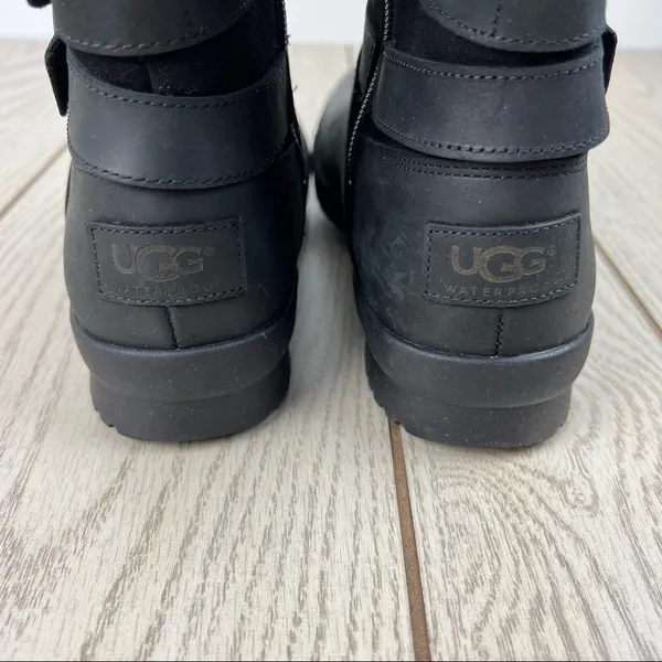 UGG Lorna Buckle Detailed Boots US6.5 Women's Black $190 - Image 8