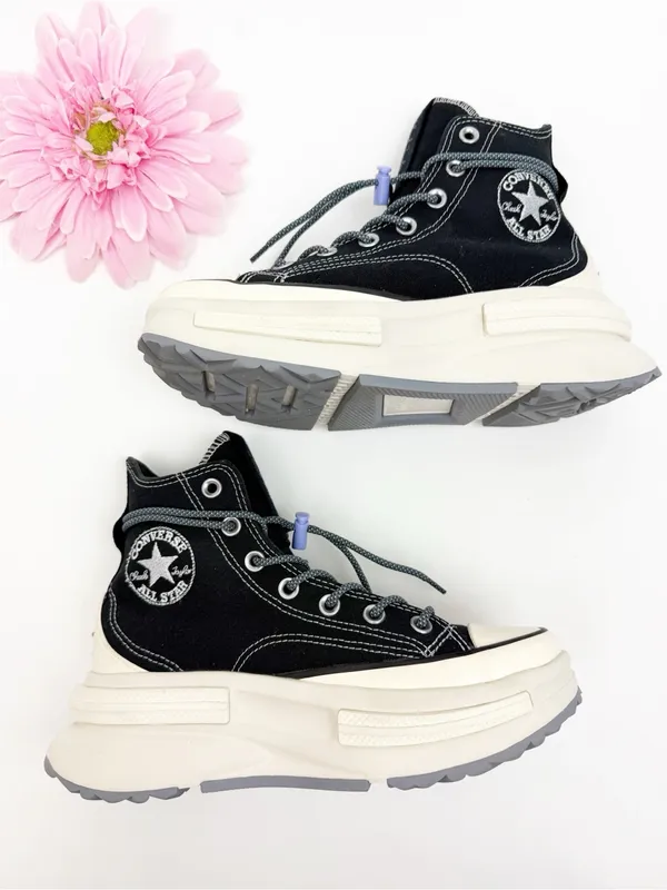 Converse All Star Run Star Legacy Cx High Top Platform Sneaker Black/Ultraviolet - Image 3