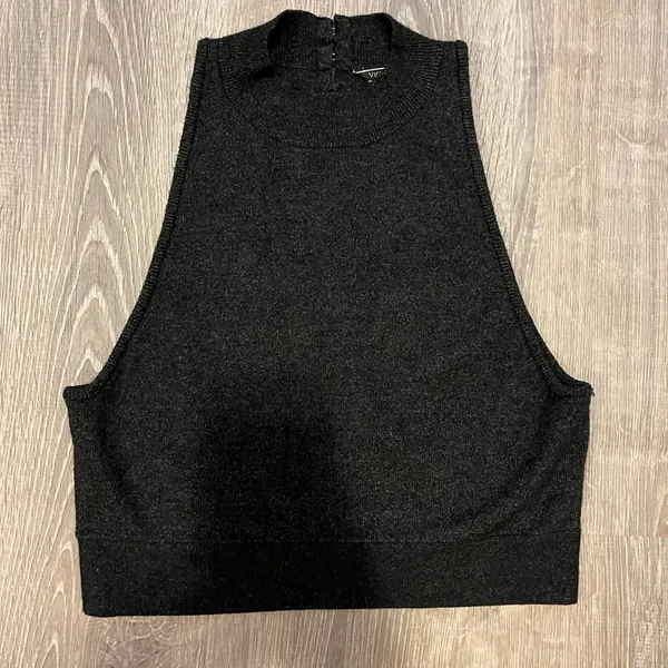 Victoria’s Secret Gray Pullover Sweater Vest Size L - Image 2