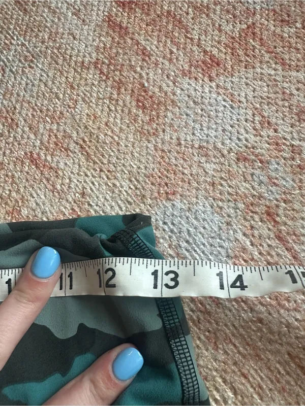 Lululemon Wunder Train High-Rise Tight 25" Camo Tidewater Teal W5CZKS size 8 - Image 6