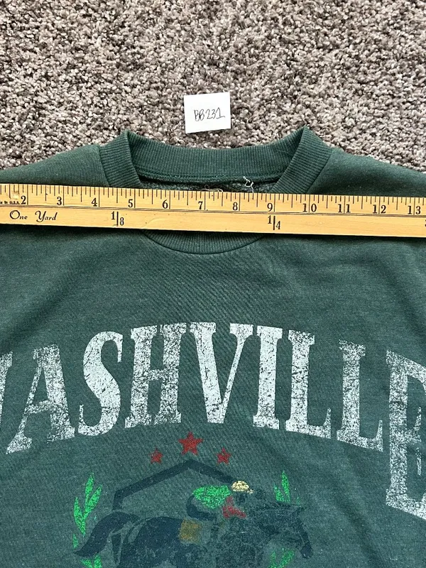 Modish Rebel Women Medium Green Nashville Cowboy Western Sleeveless Top - Image 3