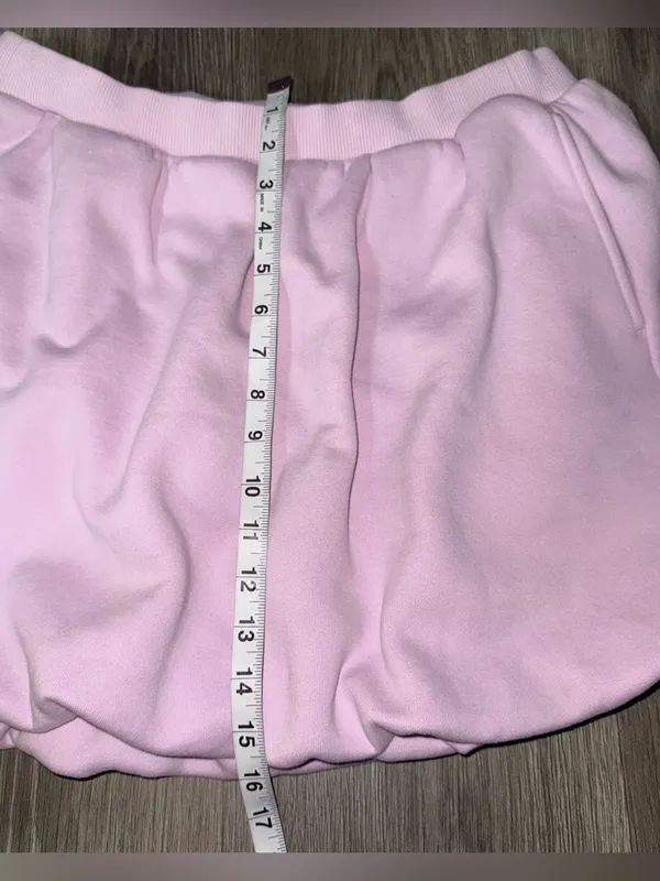 Aerie Offline Cloud Fleece Bubble Hem Skirt Lilac Size Large NWT - Image 9