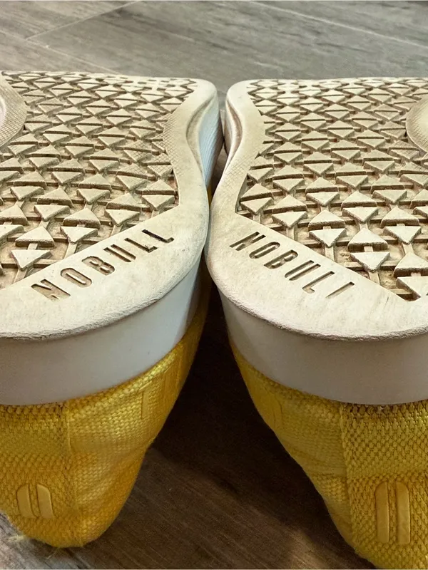 NOBULL Canvas Unisex Trainer Sneaker Yellow Lifting Gym W's Size 9 M's Size 8 - Image 7
