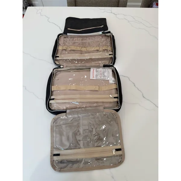 Bang Carsen Makeup & Jewelry Organizer Bag Black Quilted Travel roomy cute - Image 4