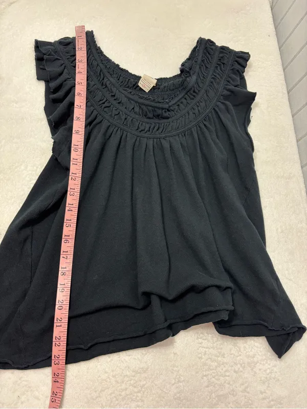 We The Free Black Coconut tree Smocked Off-Shoulder Tunic Top Size S - Image 8