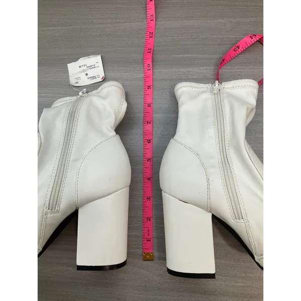 Madden Girl Ranger White Ankle Booties - Image 6