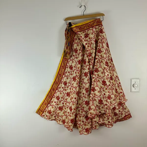Reversible Maxi Wrap Skirt BINW305 - Image 2