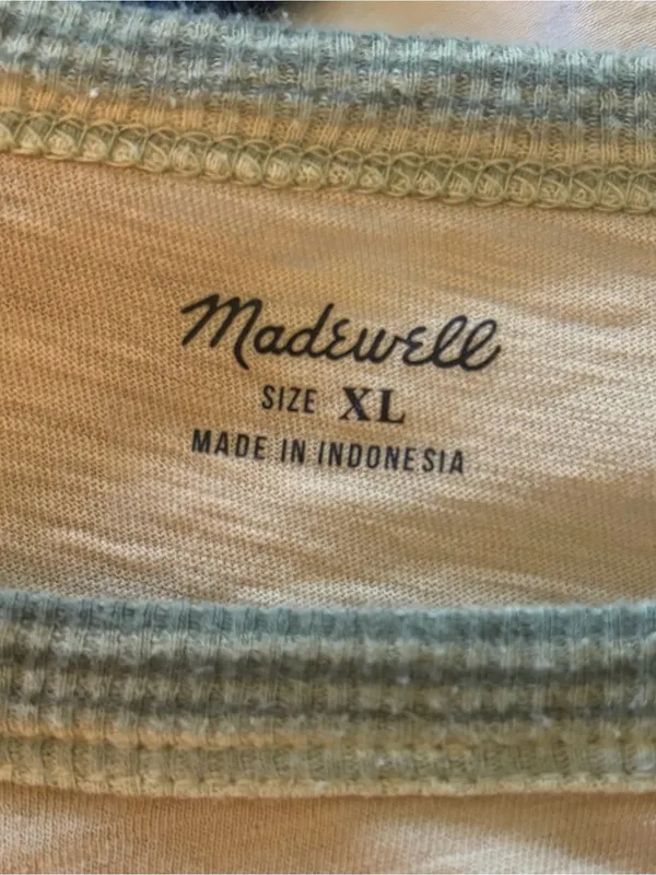 Madewell Whisper Cotton Rib-Crewneck Ringer Tee in Wallie Stripe - Image 6