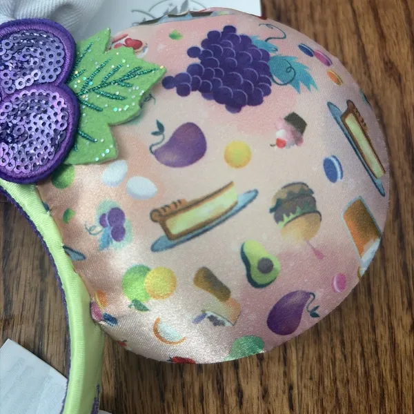 2023 Disney California Adventure Food & Wine Festival Minnie Mouse Ears Headband - Image 2