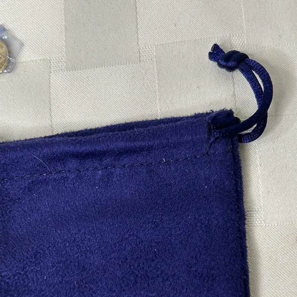 Tory Burch Navy Drawstring Bag - Image 3