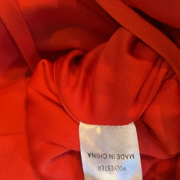 Rumor Boutique Orange Pleated Romper Size Small - Image 9