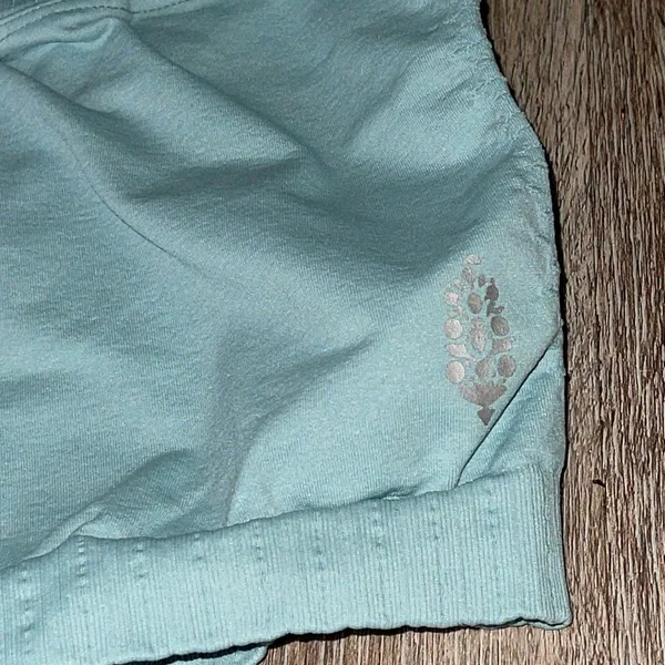 Free People Movement Good Karma Light Blue Short Shorts Size Extra Large - Image 2