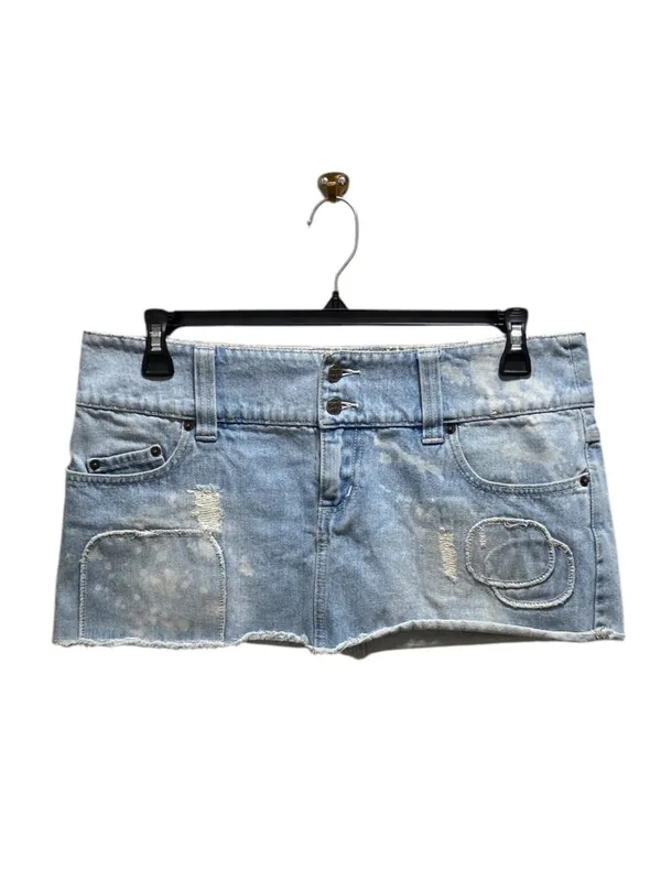 Insight 51 Micro Mini Skirt Blue Size XL NWT Y2K Rave Festival Summer Beach Cute - Image 2