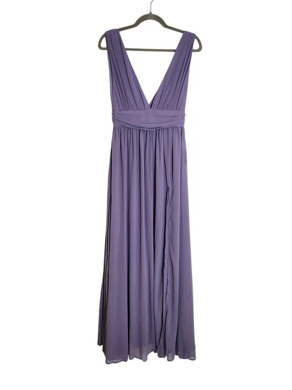 Lulus Low Cut Light Purple Formal Maxi Dress Size Small NWT Wedding Guest Prom - Image 2