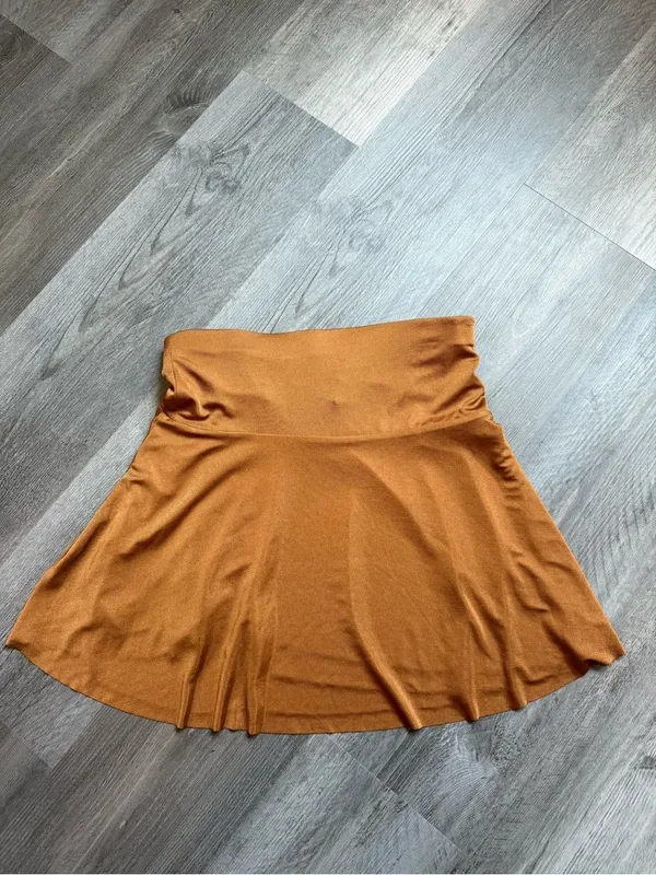 Free People Who’s That Mini Skirt Cathaway Spice NEW Small - Image 4